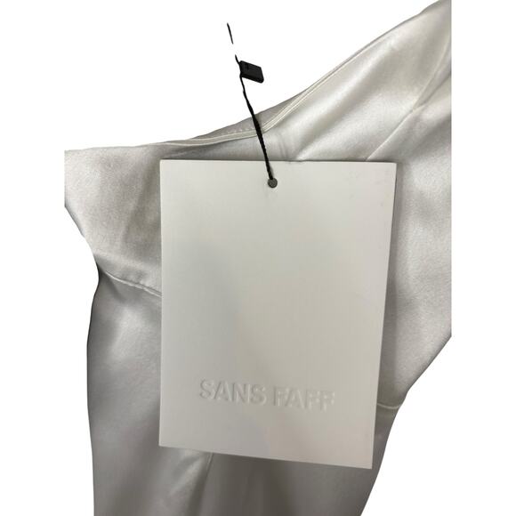 Sans Faff Bristol Bow Evening Dress Gown Halter Formal Bridal Wedding Classy XS - Picture 10 of 12